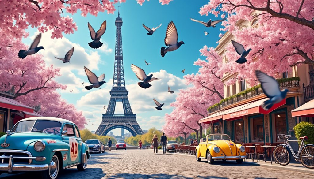 découvrez comment le printemps à paris révèle une facette inattendue de la ville, où les pigeons, en quête de liberté, transforment les voitures en cibles de leurs fientes. une observation amusante et originale sur la vie urbaine et la cohabitation avec la faune parisienne.
