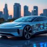 découvrez le nouveau pare-brise holographique de hyundai mobis, une innovation technologique présentée pour la première fois sur le kia ev9, offrant une expérience de conduite immersive et sécurisée.