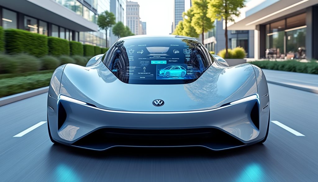 découvrez comment les constructeurs automobiles délaissent les tableaux de bord brillants au profit de solutions innovantes. un constructeur allemand révolutionne les véhicules électriques en transformant le pare-brise en écran multifonction futuriste.