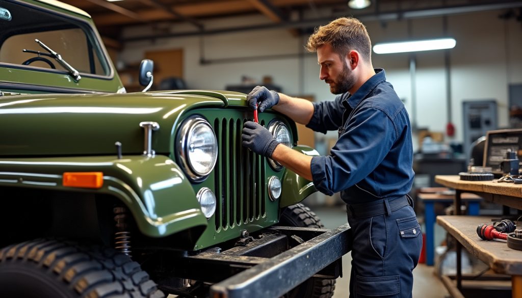 découvrez comment remplacer facilement le moteur d'essuie-glace avant scitoo compatible avec le jeep cj5 de 1983. suivez nos conseils pour garantir une performance optimale de votre essuie-glace!