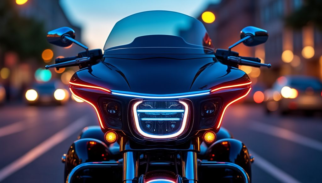 découvrez le xt-oto, un éclairage tri-led innovant conçu spécialement pour les pare-brises des harley touring tri. offrez à votre moto une visibilité, un style et une sécurité incomparables lors de tous vos trajets.