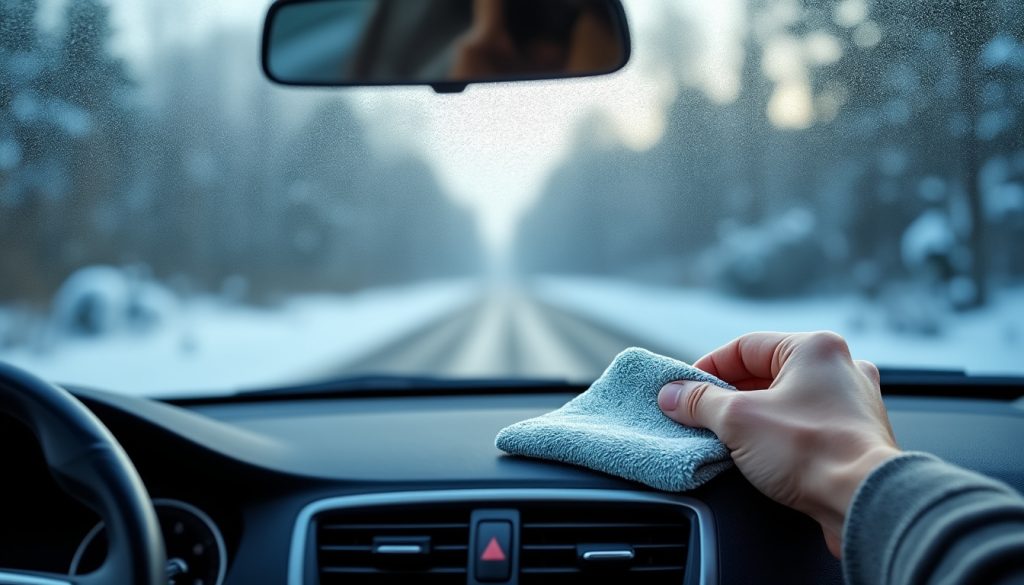 découvrez cette solution à 2,99 € pour limiter la buée sur le pare-brise et éviter de devoir le frotter chaque matin.