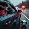 un footballeur polonais de 20 ans est mort après qu’un cerf a traversé le pare-brise de sa voiture.