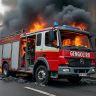 à marseille, un camion des marins-pompiers a été pillé puis incendié lors du blocus de lycées. découvrez les images de la scène.