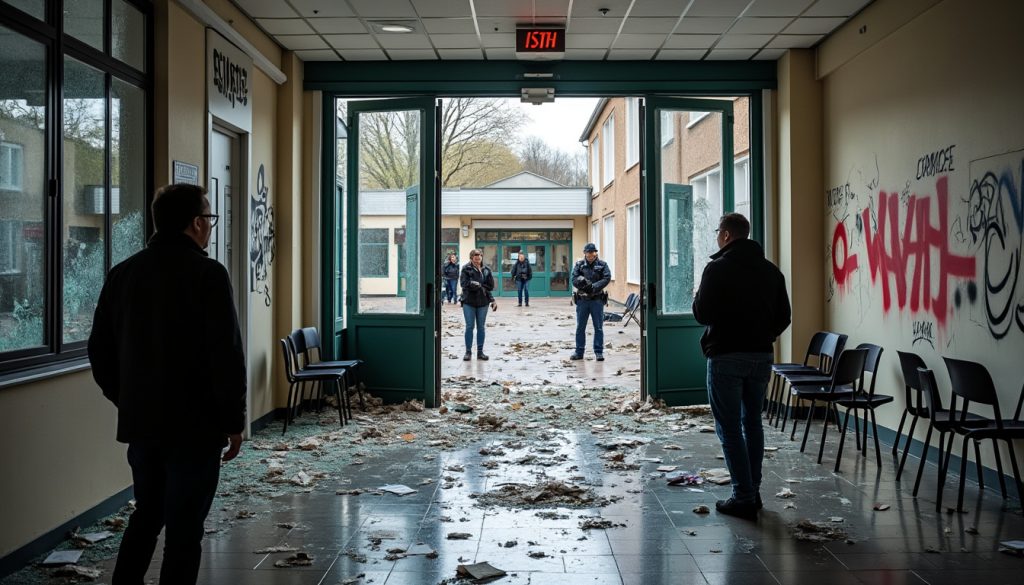 à rennes, les dégradations violentes d’un lycée ravivent les inquiétudes des élèves et du personnel, qui redoutent pour leur sécurité.